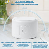 MALLMALL6 Retainer Cleaner, Portable Rechargeable Cleaner for Dental Retainer Machine with 3 Timing Modes, 200ML Compact Dental Cleaning Pod for Dentures Mouth Guards Braces Jewelry