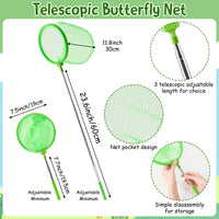 MALLMALL6 Bug Catcher for Kids - Outdoor Explorer Kit, Insect Catching Toys with Binocular Butterfly Net with Extra Long Handle, Kids Nature  Camping Adventure Gift for Boys Girls 3-12 Years Old