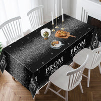 MALLMALL6 3 Pieces Prom 2023 Silver Party Tablecloths for Graduates Congrats Graduation Party Supplies Decorations Table cloth, Plastic Table Cover Black and Silver for Grad Party Decors, 86×51 inch