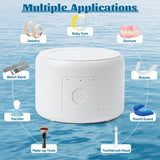 MALLMALL6 Retainer Cleaner, Portable Rechargeable Cleaner for Dental Retainer Machine with 3 Timing Modes, 200ML Compact Dental Cleaning Pod for Dentures Mouth Guards Braces Jewelry