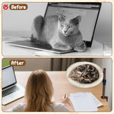MALLMALL6 Cat Desk Bed - 360° Rotation & Adjustable Height Indoor Kitten Hammock Perch with Removable Washable Cover, Soft Breathable Pet Sleep Nest for Home Office Desks Gaming Table Supports 33 lbs