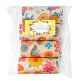 MALLMALL6 4 Pack Vintage Boho Car Tissue Holder with Facial Tissues Bulk, Tissue Tubes for Car, Mushroom Tissues Cylinder Travel Tissues Boxes for Car Cup Holder Round Container Bathroom Living Room