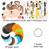 MALLMALL6 15pcs Autumn Paper Plate Art Kits Pumpkin DIY Craft Sticker Games Maple Leaf Acorn Early Learning Art Project for Toddler Preschool Activities Happy Fall Holiday Party Supplies for Boy Girl