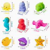 MALLMALL6 31Pcs Mochi Squeeze Toys for Kids 15Pcs Ocean Animals Mochi and 16Pcs Dinosaur Mochi Party Favor Decoration Stress Relief Birthday Gift Goodie Bags Mini Toys Classroom Prize for Boys Girls