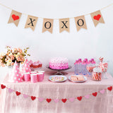 MALLMALL6 107Pcs Valentine’s Day Random Balloon Garlands Arch Decorations XOXO Foil Letters Mylar Balloons Pink Rose Red Latex Balloons Room Decor Wedding Engagement Anniversary Bachelorette Party Supplies