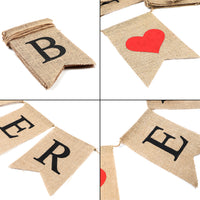 MALLMALL6 2Pcs Best Dad Ever Banners Happy Father’s Day Linen Burlap Banner Beard Mustache and Necktie Garland Bunting Flag Party Supplies Daddy's Day Party Favor Room Decorations Family Photo Props