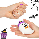 MALLMALL6 5Pcs Halloween Squeeze Toys Cream Scented Slow Rising Jumbo Squeeze for Kids Party Favors Birthday Gifts Spooky Halloween Eyeball Pumpkin Ghost Bat Mummy for Happy Halloween Decorations