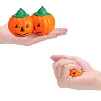 MALLMALL6 12Pcs Halloween Pumpkin Squeeze Toys Mini Soft Cream Scented Slow Rising Squeeze for Kids Party Favors Halloween Decorations Birthday Gifts Kawaii Simulation Keychain Phone Strap