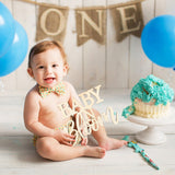 MALLMALL6 Baby In Bloom Wooden Sign for Baby Shower Door Hanging Decoration and Boy or Girl Gender Reveal Party Supplies, Hand Held Photo Props Wood Ornament for Birthday