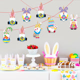 MALLMALL6 24Packs Easter Craft Kits for Kids Make You Own Gnome Cards 6 Kinds Face Sticker Easter Spring Party Decorations Favors Classroom DIY Decals Art Ornaments Gift for Kids Window Scrapbook Visit the MALLMALL6 Store