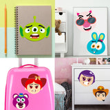 MALLMALL6 40Pcs Toy 4 Make a Face Stickers DIY Party Favors Games Toy 4th Themed Birthday Party Supplies Decorations Sticker Decals Woody Buzz Lightyear Bo Peep Fork Jessie Dress Up Crafts for Kids