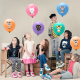 MALLMALL6 52pcs Cat Balloon Birthday Decorations Including 5 Styles Cute Cartoon Cats Print Latex Balloons Bouquets Adoption Pet Animal Party Favors Decor Supplies Photo Prop for Kids Boys Baby Shower